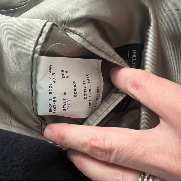 Jos. A. Bank Executive Collection Camel Hair Blazer Jacket 43R Black - Picture 2 of 8